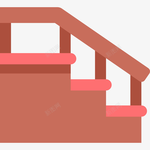楼梯住宅7层平层图标svg_新图网 https://ixintu.com 住宅7层 平层 楼梯