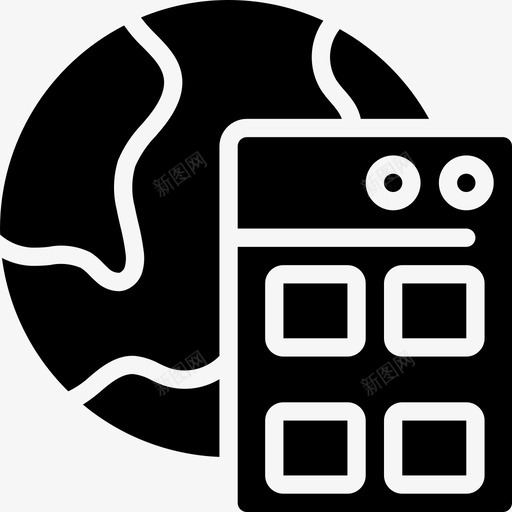 托管网络托管18填充图标svg_新图网 https://ixintu.com 填充 托管 网络托管18