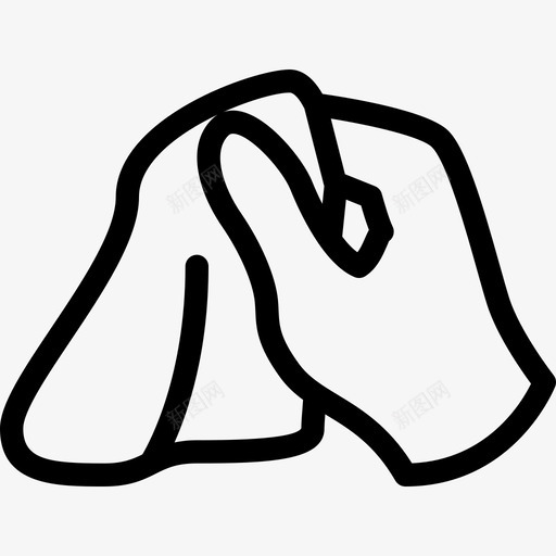 湿巾清洁客房服务2线性图标svg_新图网 https://ixintu.com 清洁客房服务2 湿巾 线性