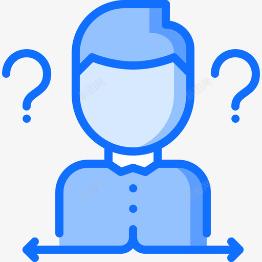 Choiceoffice83蓝色图标svg_新图网 https://ixintu.com Choice office83 蓝色