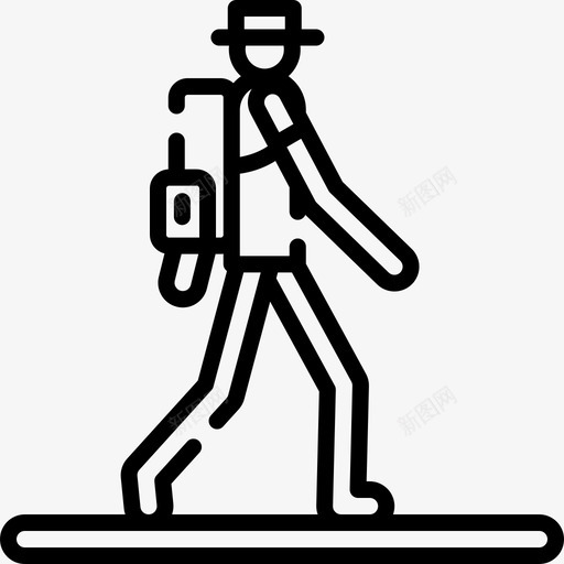 行人旅行app13直线图标svg_新图网 https://ixintu.com 旅行app13 直线 行人