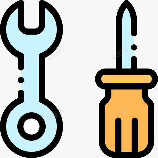 修复工具印刷23线颜色图标svg_新图网 https://ixintu.com 修复工具 印刷23 线颜色