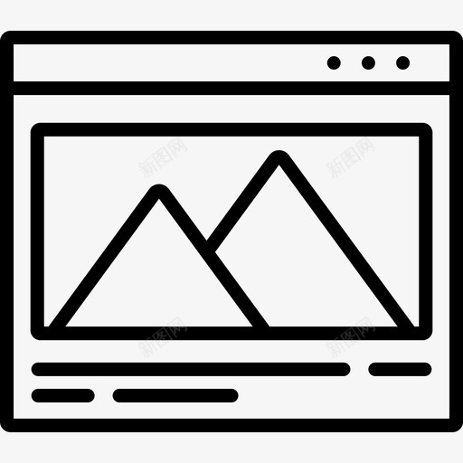 浏览器社交网络10线性图标svg_新图网 https://ixintu.com 浏览器 社交网络10 线性