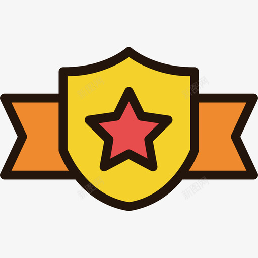 盾牌11号奖线性颜色图标svg_新图网 https://ixintu.com 11号奖 盾牌 线性颜色