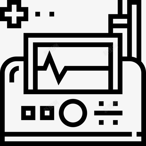 线状图听力检查3次图标svg_新图网 https://ixintu.com 听力检查3次 线状图