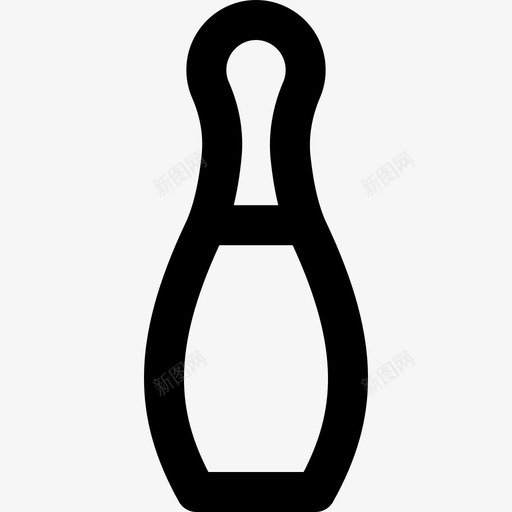 保龄球瓶82号酒店线性图标svg_新图网 https://ixintu.com 82号酒店 保龄球瓶 线性