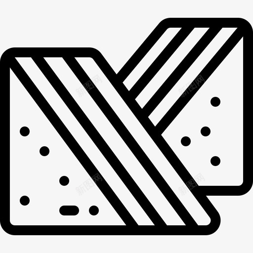 三明治野餐和烧烤2直系图标svg_新图网 https://ixintu.com 三明治 直系 野餐和烧烤2