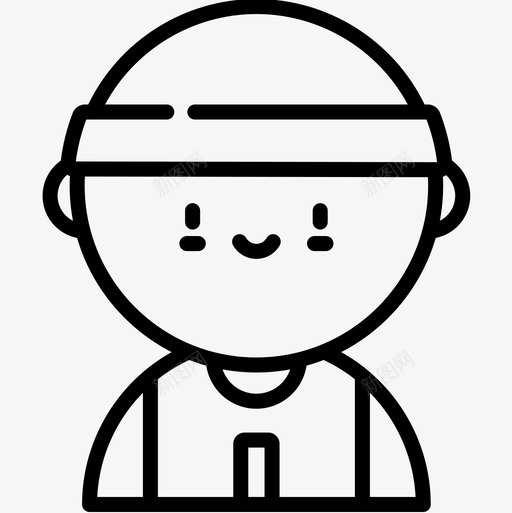 篮球运动员积极生活方式9直线型图标svg_新图网 https://ixintu.com 直线型 积极生活方式9 篮球运动员