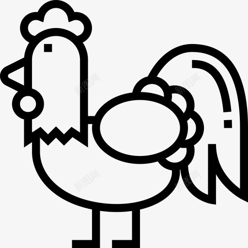 母鸡法国2直系图标svg_新图网 https://ixintu.com 母鸡 法国2 直系