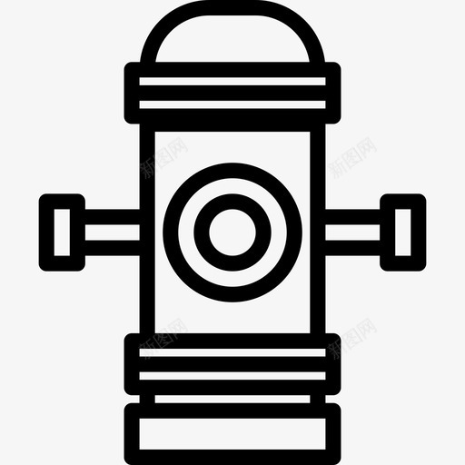 消火栓家装浴室直线型图标svg_新图网 https://ixintu.com 家装浴室 消火栓 直线型