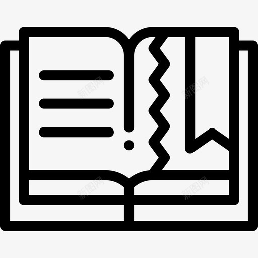 书文学15直系图标svg_新图网 https://ixintu.com 书 文学15 直系