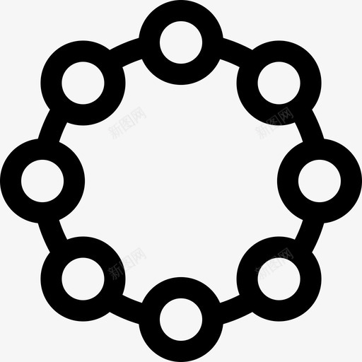 手鼓乐器21线状图标svg_新图网 https://ixintu.com 乐器21 手鼓 线状