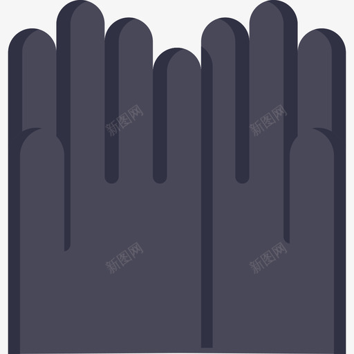 皮手套衣服73扁平图标svg_新图网 https://ixintu.com 扁平 皮手套 衣服73