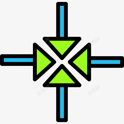 最小化箭头47线颜色图标svg_新图网 https://ixintu.com 最小化 箭头47 线颜色