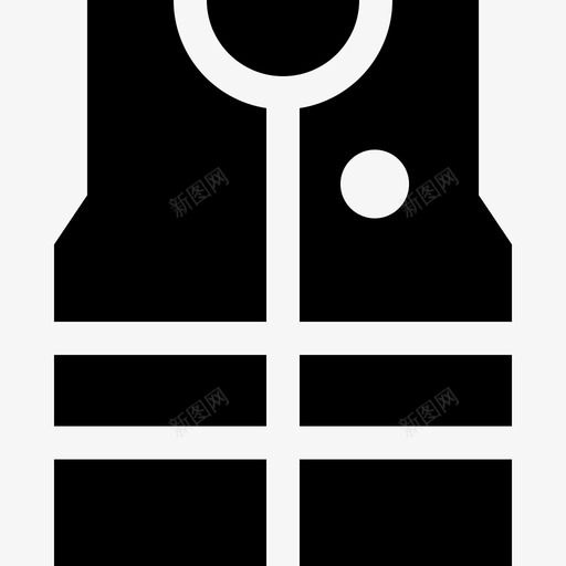 钓鱼背心野营66填充型图标svg_新图网 https://ixintu.com 填充型 野营66 钓鱼背心