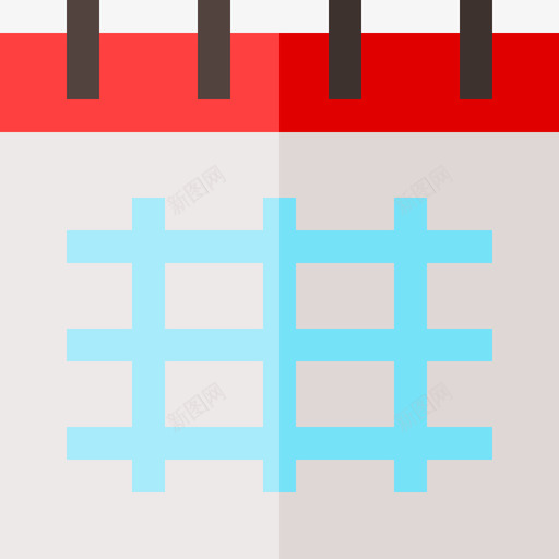 日历促销礼品扁平图标svg_新图网 https://ixintu.com 促销礼品 扁平 日历