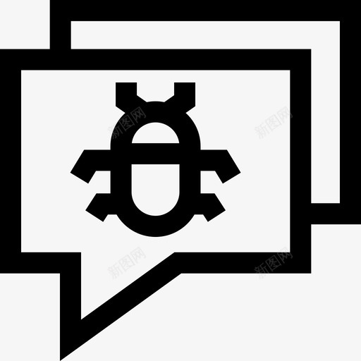 聊天黑客14直系图标svg_新图网 https://ixintu.com 直系 聊天 黑客14