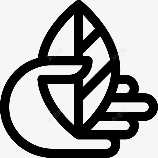 天然产物可再生能源17线性图标svg_新图网 https://ixintu.com 可再生能源17 天然产物 线性