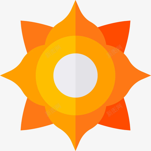 脉轮瑜伽和正中平的图标svg_新图网 https://ixintu.com 平的 瑜伽和正中 脉轮