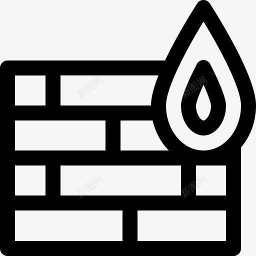 防火墙营销SEO13线性图标svg_新图网 https://ixintu.com 线性 营销SEO13 防火墙