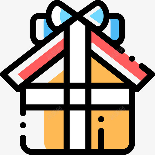 礼物礼物10颜色省略图标svg_新图网 https://ixintu.com 礼物 礼物10 颜色省略