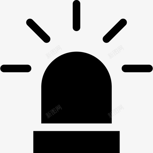 警报器结构和工具实心图标svg_新图网 https://ixintu.com 实心 结构和工具 警报器