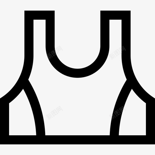 运动服健身器材25线性图标svg_新图网 https://ixintu.com 健身器材25 线性 运动服