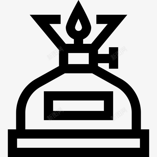 油灯野营67直线型图标svg_新图网 https://ixintu.com 油灯 直线型 野营67