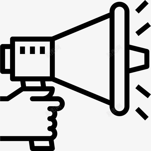 营销管理18直线型图标svg_新图网 https://ixintu.com 直线型 管理18 营销