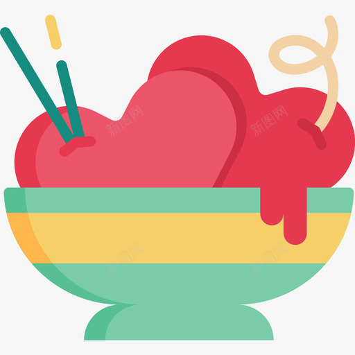 碗爱56平的图标svg_新图网 https://ixintu.com 平的 爱56 碗