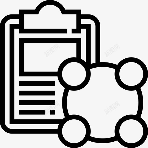 文件财务战略3线性图标svg_新图网 https://ixintu.com 文件 线性 财务战略3