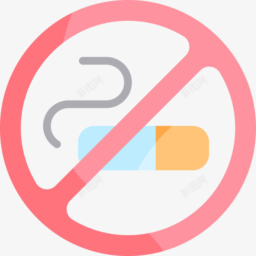 禁止吸烟109号酒店公寓图标svg_新图网 https://ixintu.com 109号酒店 公寓 禁止吸烟
