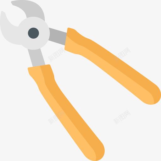 钳子工具箱4扁平图标svg_新图网 https://ixintu.com 工具箱4 扁平 钳子