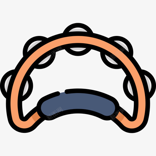 手鼓音乐商店7线性颜色图标svg_新图网 https://ixintu.com 手鼓 线性颜色 音乐商店7