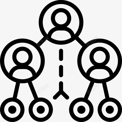 网络办公元素12线性图标svg_新图网 https://ixintu.com 办公元素12 线性 网络