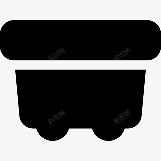 手推车工业流程10装满图标svg_新图网 https://ixintu.com 工业流程10 手推车 装满