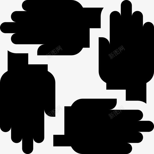 团队合作友谊12充满图标svg_新图网 https://ixintu.com 充满 友谊12 团队合作