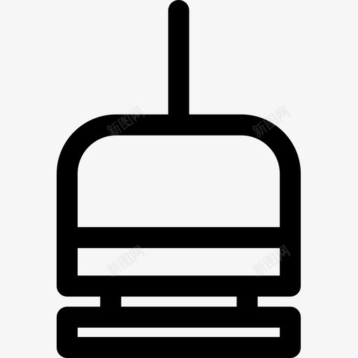 升降椅运输83直线式图标svg_新图网 https://ixintu.com 升降椅 直线式 运输83