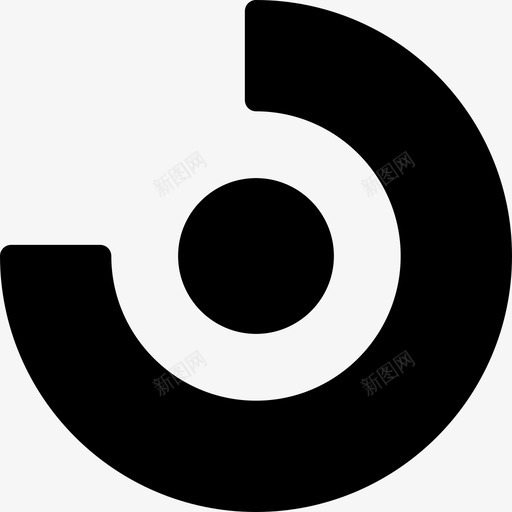 饼图图表4填充图标svg_新图网 https://ixintu.com 图表4 填充 饼图