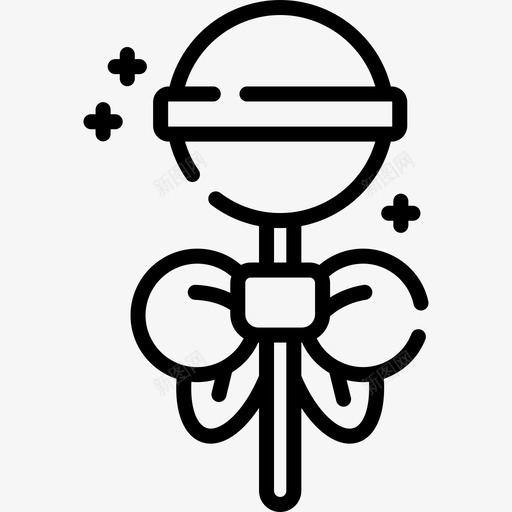 棒棒糖礼物4直系图标svg_新图网 https://ixintu.com 棒棒糖 直系 礼物4