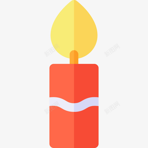 蜡烛寒假4平的图标svg_新图网 https://ixintu.com 寒假4 平的 蜡烛