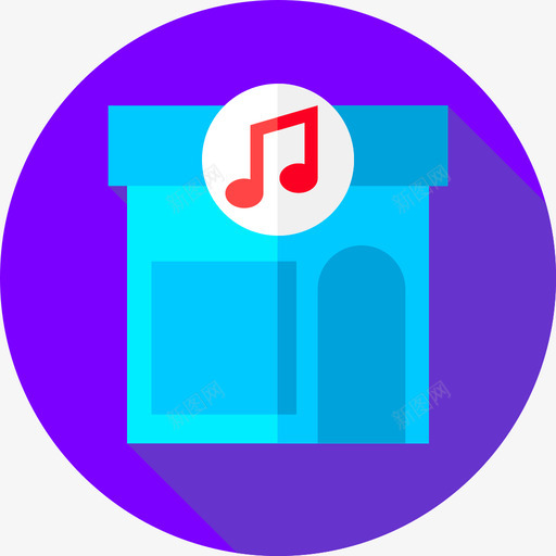 音乐商店音乐商店16公寓图标svg_新图网 https://ixintu.com 公寓 音乐商店 音乐商店16