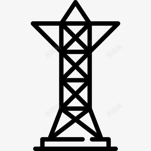 电源线电工工具和元件3线性图标svg_新图网 https://ixintu.com 电工工具和元件3 电源线 线性