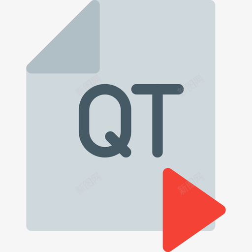 Qt视频20平坦图标svg_新图网 https://ixintu.com Qt 平坦 视频20