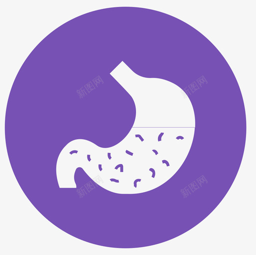 胃癌svg_新图网 https://ixintu.com 胃癌 填充 扁平