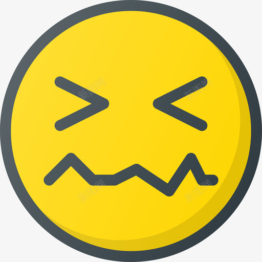 头晕表情符号22线性颜色图标svg_新图网 https://ixintu.com 头晕 线性颜色 表情符号22
