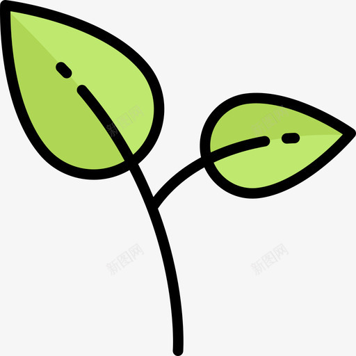 植物动物和自然2线性颜色图标svg_新图网 https://ixintu.com 动物和自然2 植物 线性颜色