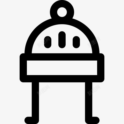 冬季帽寒假5线性图标svg_新图网 https://ixintu.com 冬季帽 寒假5 线性