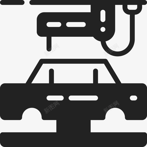 机械臂工业43填充图标svg_新图网 https://ixintu.com 填充 工业43 机械臂