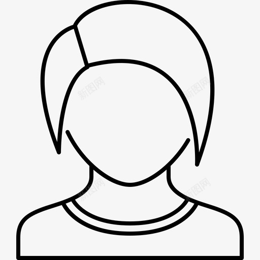 女人人民直系人图标svg_新图网 https://ixintu.com 人民 女人 直系人